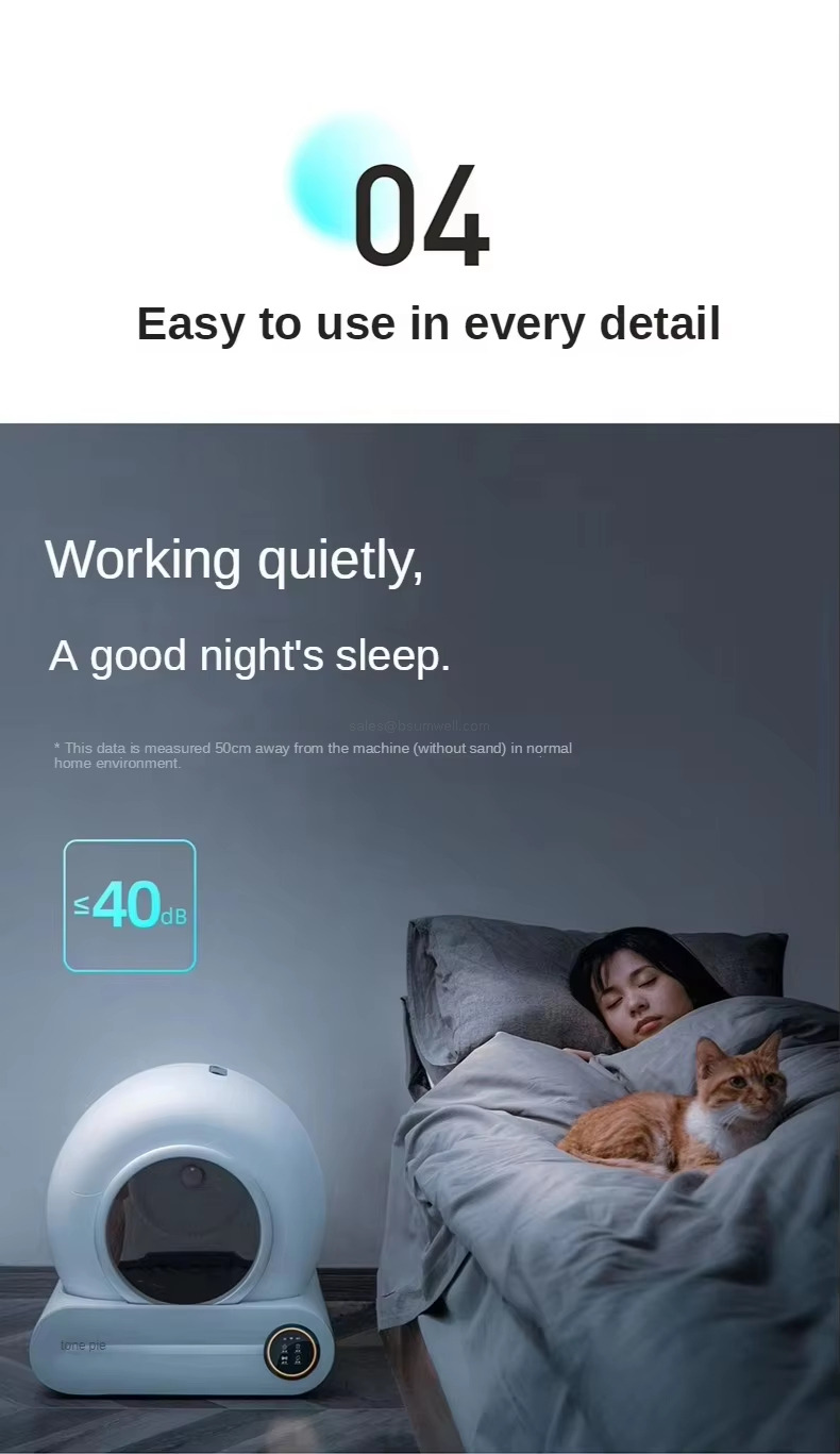 Easy to use in every detail-Working quietly, A good night's sleep.