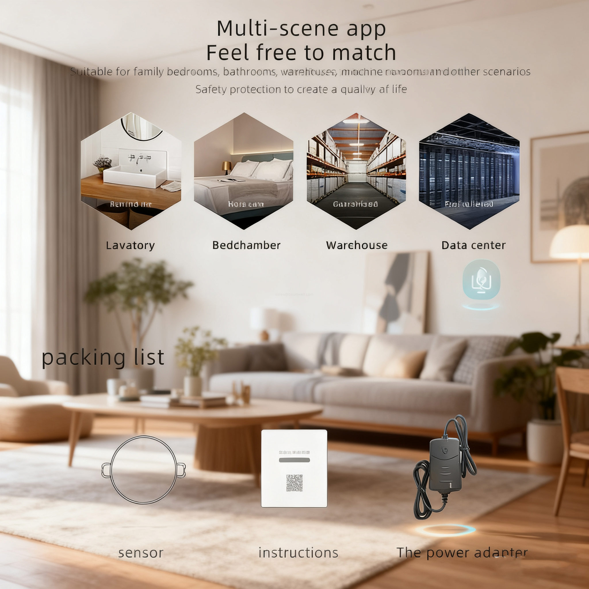 Wi-Fi ZigBee dual-mode motion sensor