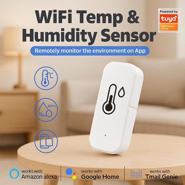 °C/°F Switchable Home Environment Monitor