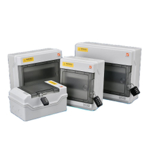 IP65 IP66 Waterproof 6 Way Indoor Outdoor Electrical Distribution Box V-0 Flame Retardant PC Shell Surface Mounted Distribution Box