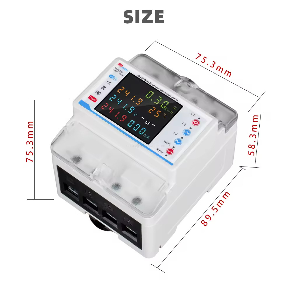 3P 100A WiFi Smart Moulded Case Breaker