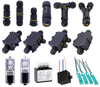 3 Way IP68 Waterproof Underground Plastic Junction Box Outdoor Electrical Cable Connector Sleeve