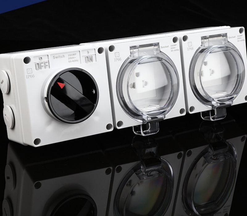  waterproof gang sockets