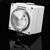 16A-250V weatherproof electrical outlet for exterior walls