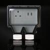 Bathroom 3-Pin USB Outlet Industrial 3-Pin USB Panel