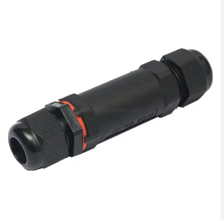 IP68 Waterproof Junction Box Outdoor Inline Cable Connector Sleeve Heavy Duty PA66 Nylon Electrical Conduit Box