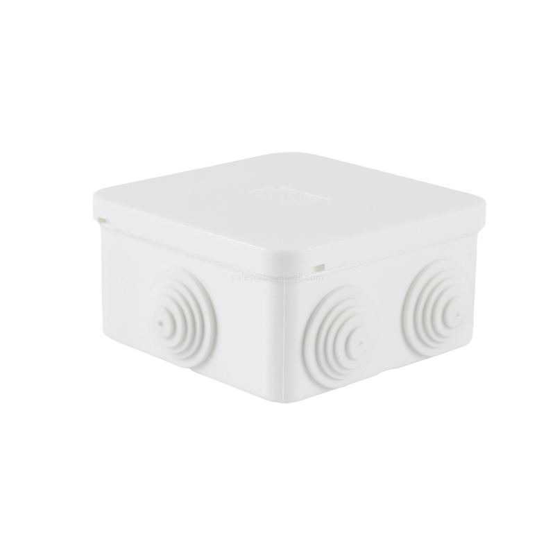 IP44 Waterproof Electrical Junction Box Plastic Surface Mount Terminal Wire Connector Cable Splice Enclosure Case
