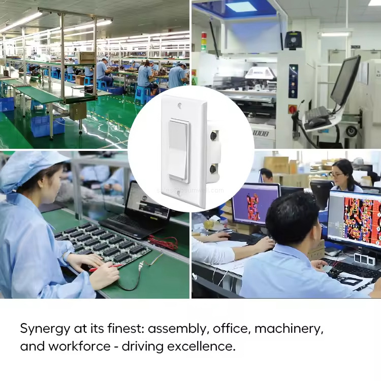 Synergy at its finest: assembly, office, machinery. and workforce -driving excellence.