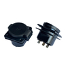 Schuko IP65 Snap In Receptacle Outdoor Wall Socket With Automatic Rebound Cover