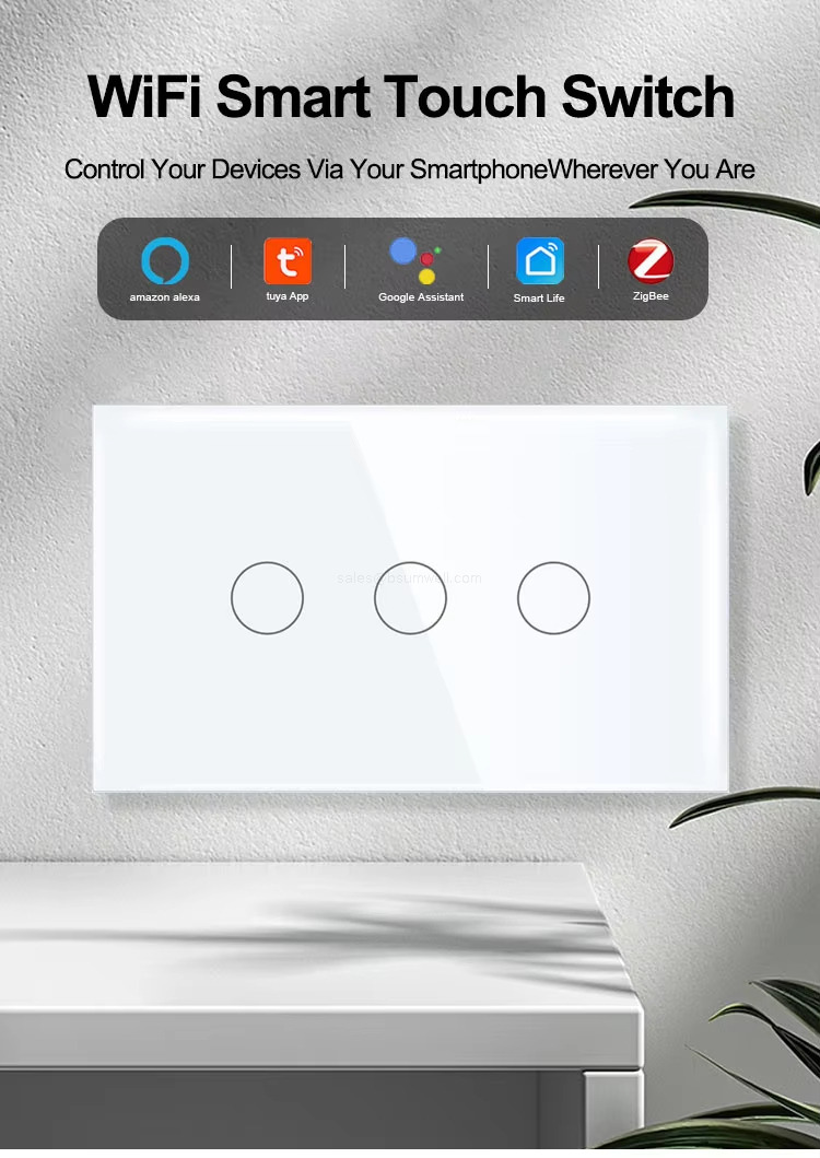 WiFi Smart Touch Switch Control Your Devices Via Your Smartphone Wherever You Are