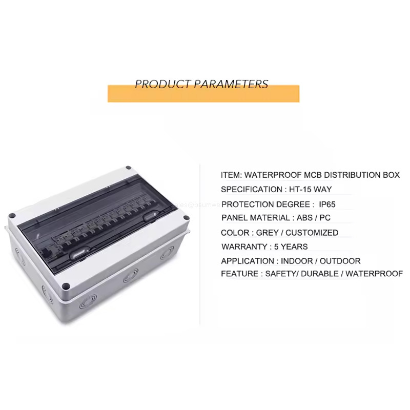 Durable IP65 MCB Distribution Box