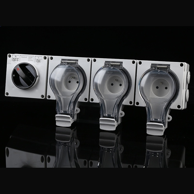 Heavy-Duty Power Panel Outdoor Power Station with Switch