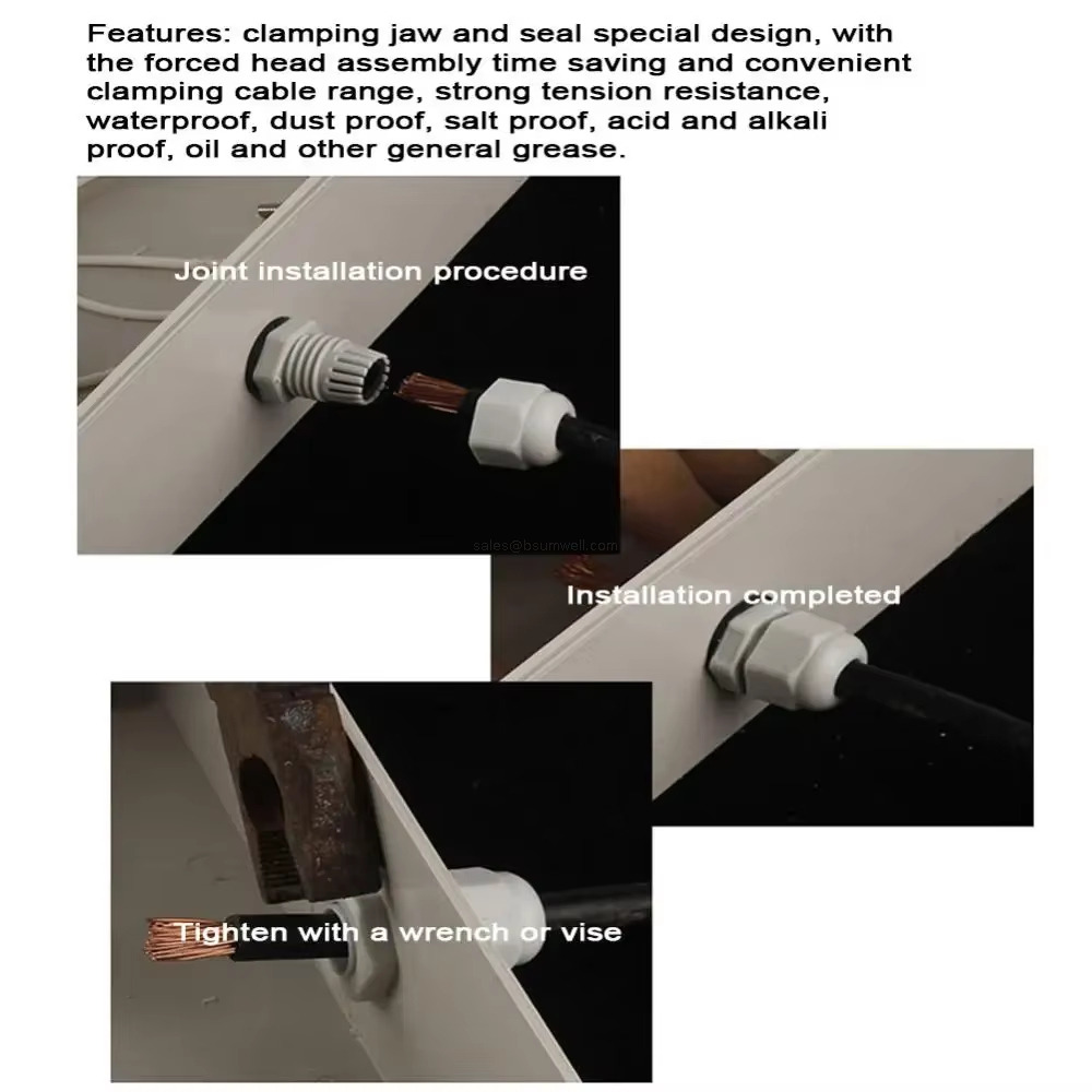 Features:clamping jaw and seal special design, withthe forced head assembly time saving and convenient