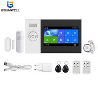 Factory Manufacturer Touch Screen GSM Wireless Wifi Tuya Fire Smoke Smart Home Alarm Security System