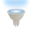 Tuya Smart Bulb GU5.3 Smart LED Bulb Wifi MR16 Smart Light Bulb Dimmable RGBCW Aluminum MR16 5W RGB+2700-6500K 30 Globe AC 60
