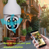 E27 Bulb Tuya Smart Wifi Camera 1080P IP Security Auto Tracking Home PTZ CCTV Camera IR Night Vision Outdoor Wifi Camera