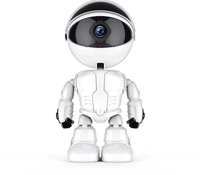 1080P HD Digital Zoom AI Human Detect Indoor Hidden Wifi IP Camera Surveillance PTZ Wireless Robot Camera