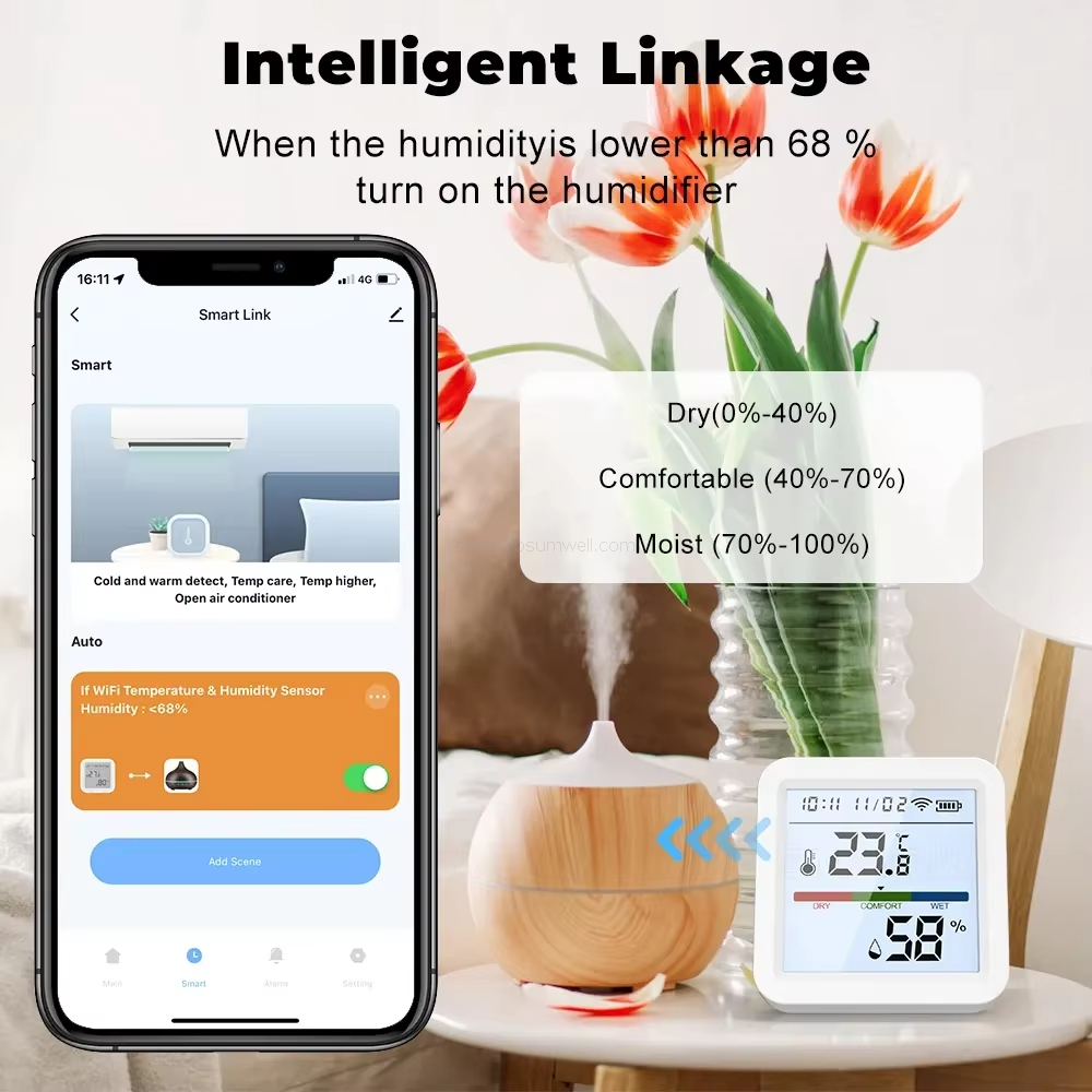 temp and humidity sensor wireless Thermometer And Hygrometer