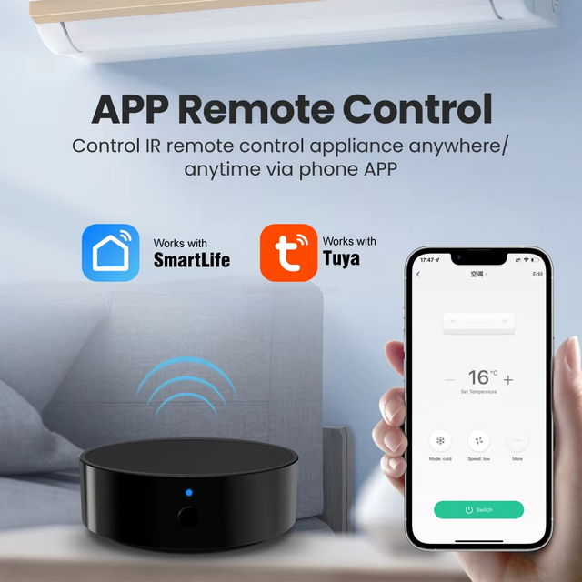IR Remote Control Smart Wifi Universal Infrared Tuya Smart Home Control Remote Control Ir Android Tv