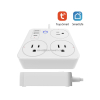 Wifi Smart Power Strip Eu With Type-C Port Tuya App Remote Control Power Socket 10A Works With Google Alexa