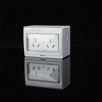 Wall Mounted 2 Gang Socket Weatherproof IP55 Switch Electrical Home Switches And Socket Box