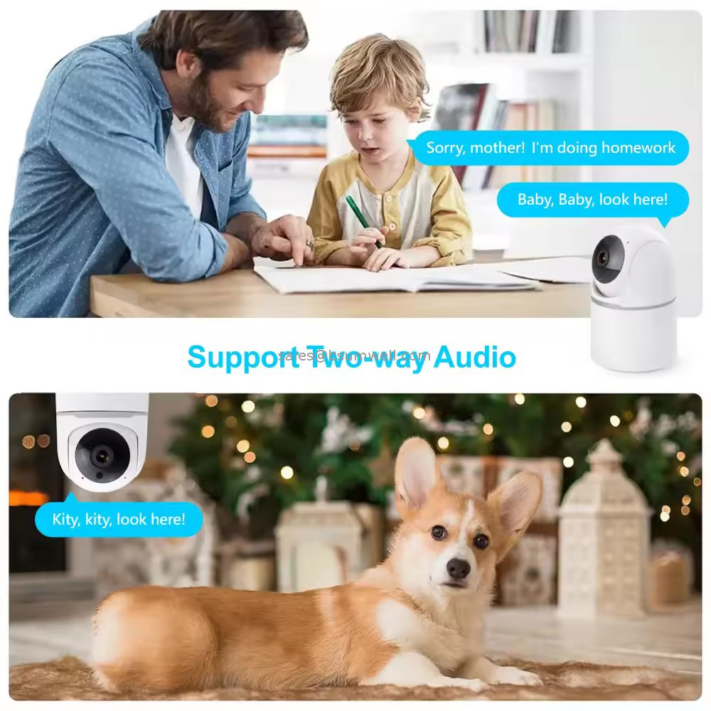 Tuya Smart Life Mini Smart Camera Wireless WiFi Security Surveillance CCTV Camera Work with Google Home/Alexa/homekit