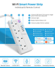 UK Smart Extension 4 Socket 4 USB Hub WiFi Tuya Smart Power Strip