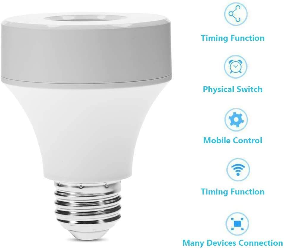 Smart bulb holder Tuya Smart Life Digital Electric E27