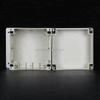 120*120*90mm Weatherproof IP67 gray outdoor ABS plastic enclosure electrical junction box with transparent lid