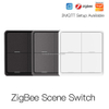 Tuya Zigbee Scene Switch Wireless Light Switch 1 2 3 4 Gangs outdoor wifi switch