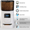 OEM/ODM Wholesale 6L TUYA Smart Automatic Pet Feeder for Cats And Dogs Wifi Pet Feeder with Camera Food Dispenser