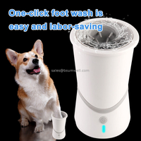 High Quality Electric Dog Foot Wash Paw Cat Cleaner Wipe-free Automatic Foot Wash Electric Pet Foot Wash Cup