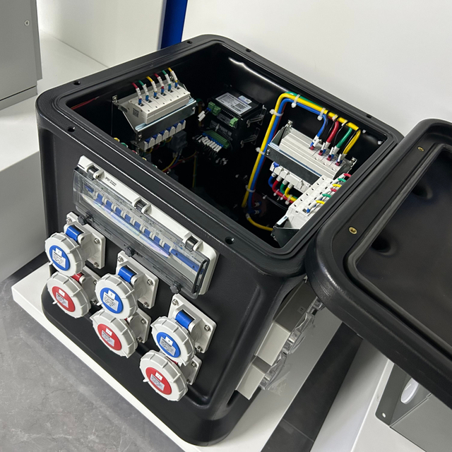 Construction site power panel