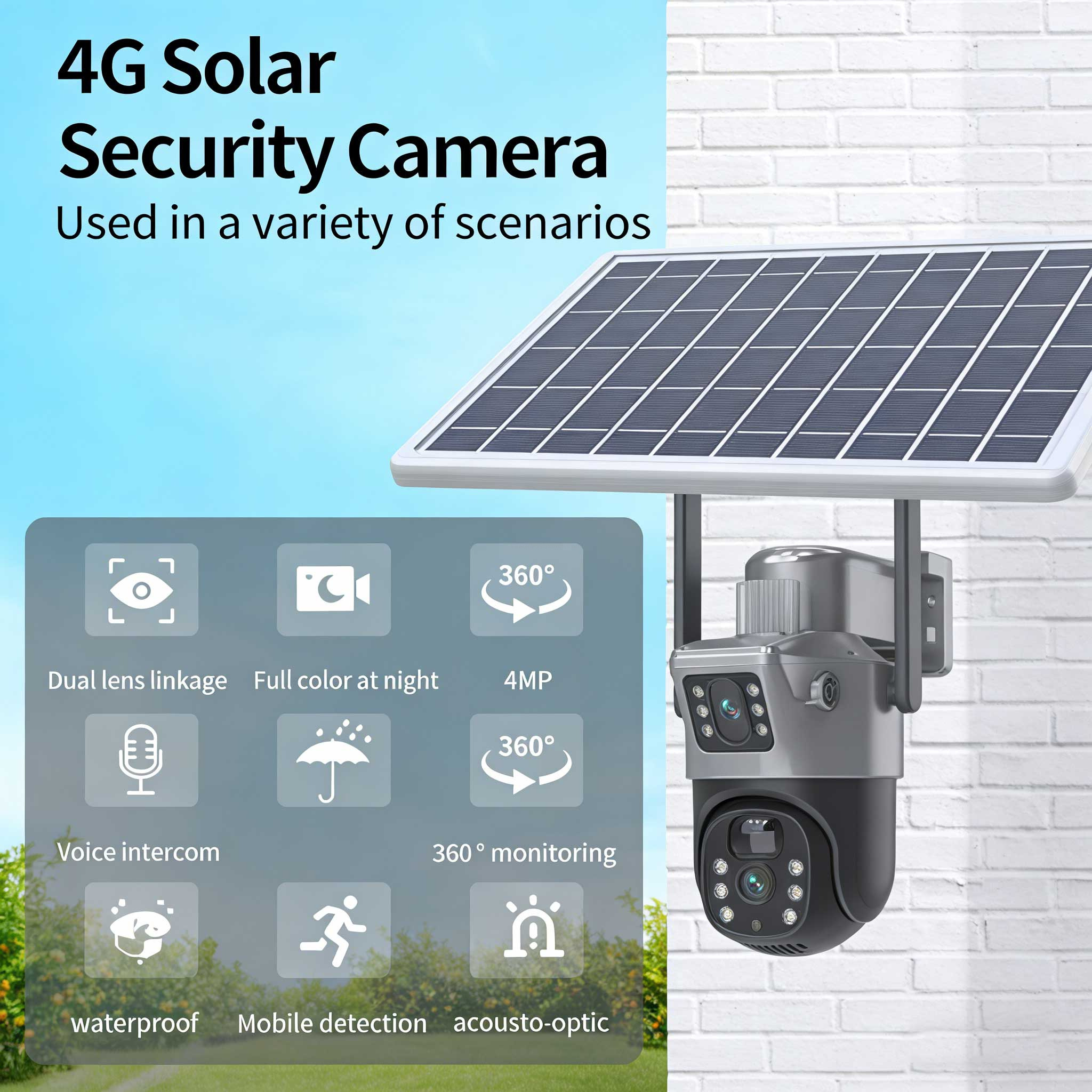 wireless solar CCTV camera