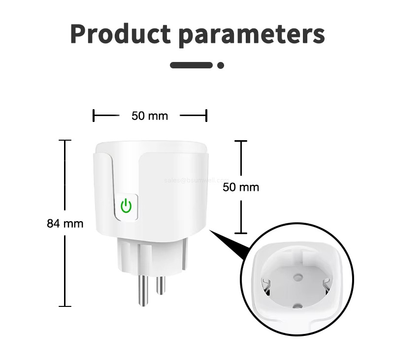 Product parameters