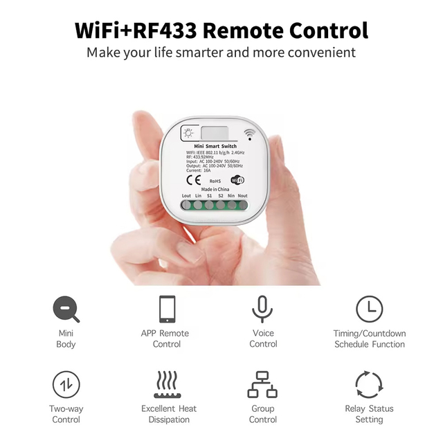 Alexa compatible smart timer switch