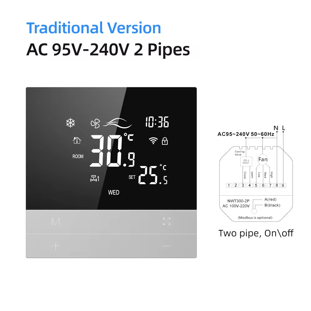SKU-06-Traditional AC 95-240V 2 Pipes