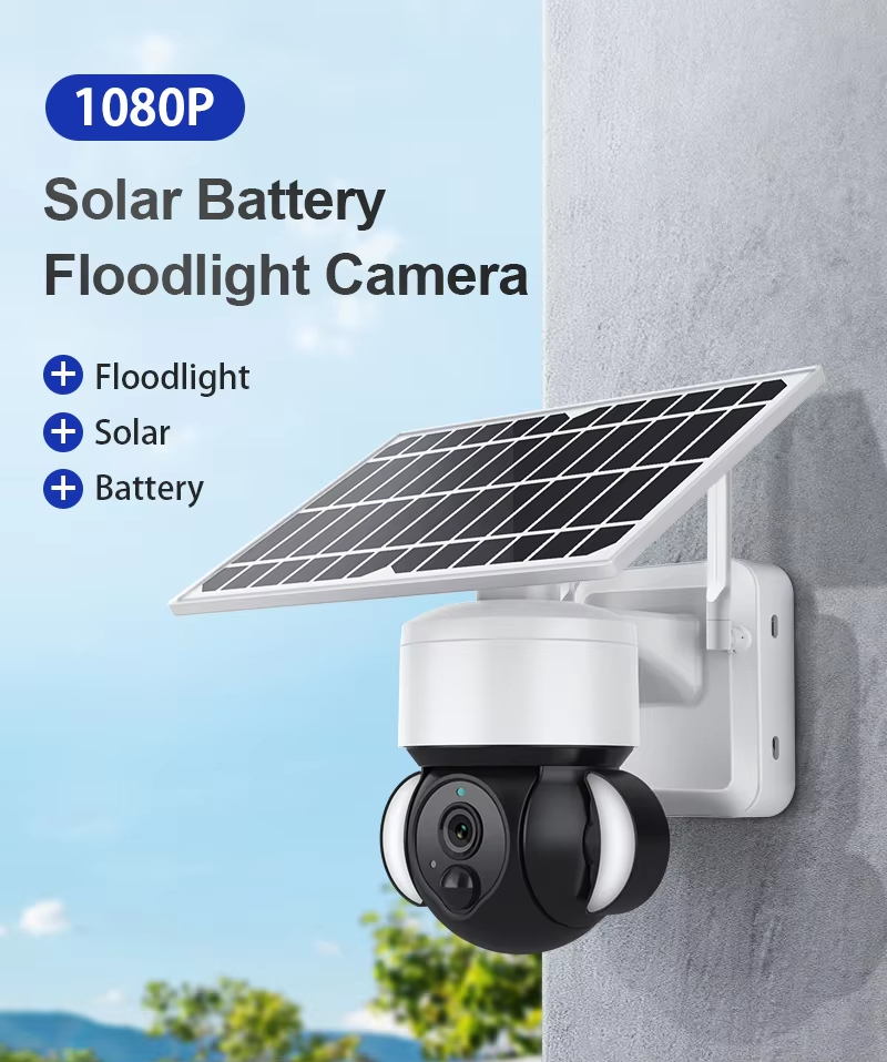 Solar Battery Floodlight Camera
