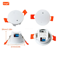 Tuya WiFi Zigbee Human Presence Sensor - 5.8G/24G Millimeter Wave Radar, Stationary/Micro-Motion Detection, 0.1-9.5m Adjustable Range