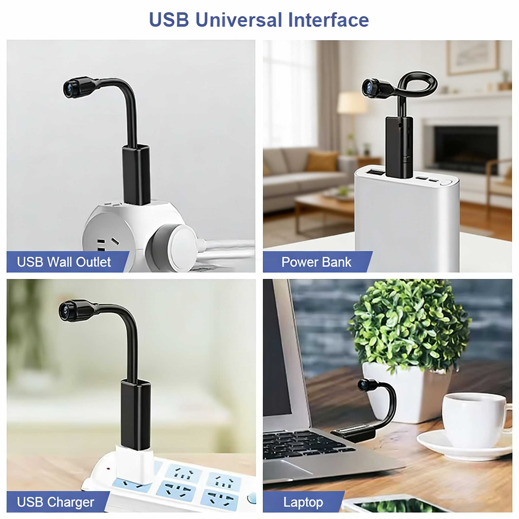 plug-and-play panoramic surveillance camera