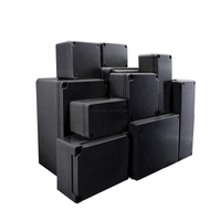Heavy Duty Black Waterproof Plastic Enclosure IP65 Project Box for Industrial Electronics