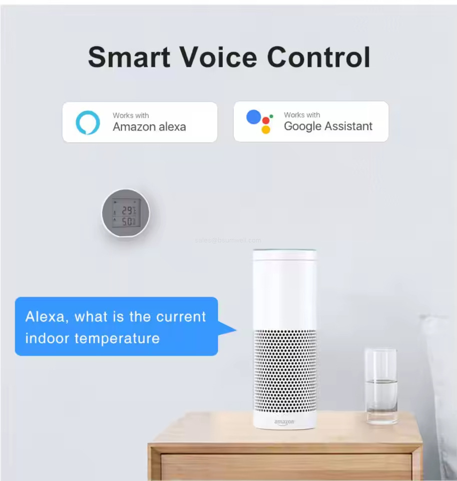 Tuya App Linked Temperature Humidity Detector