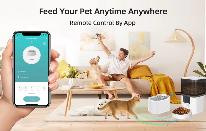 Feed Your Pet Anytime Anywhere Remote Control By App