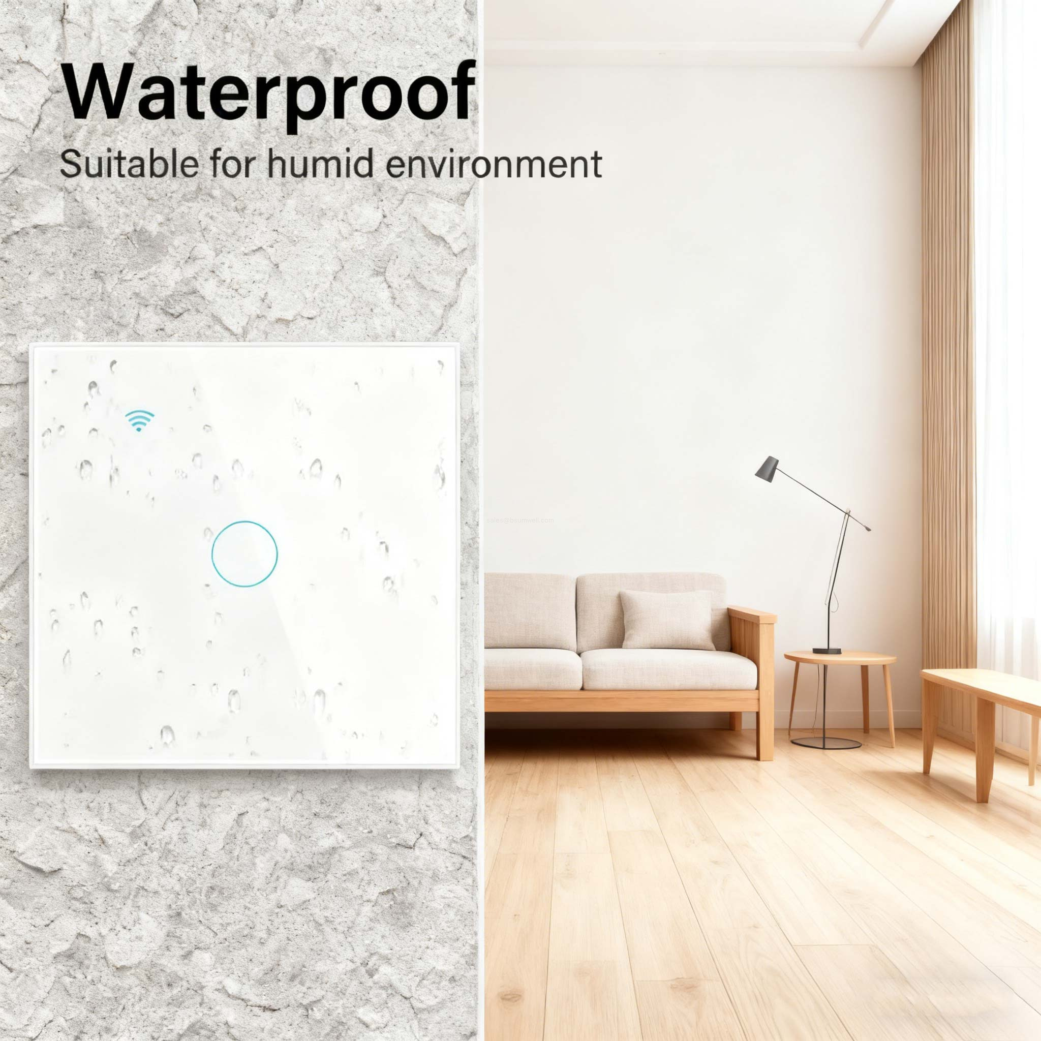 TUYA EU WiFi touch light switch rohs