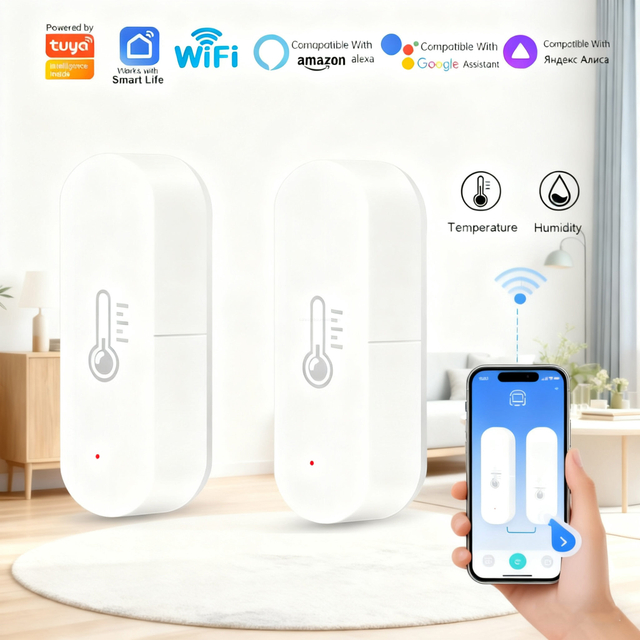 low-voltage alert smart hygrometer