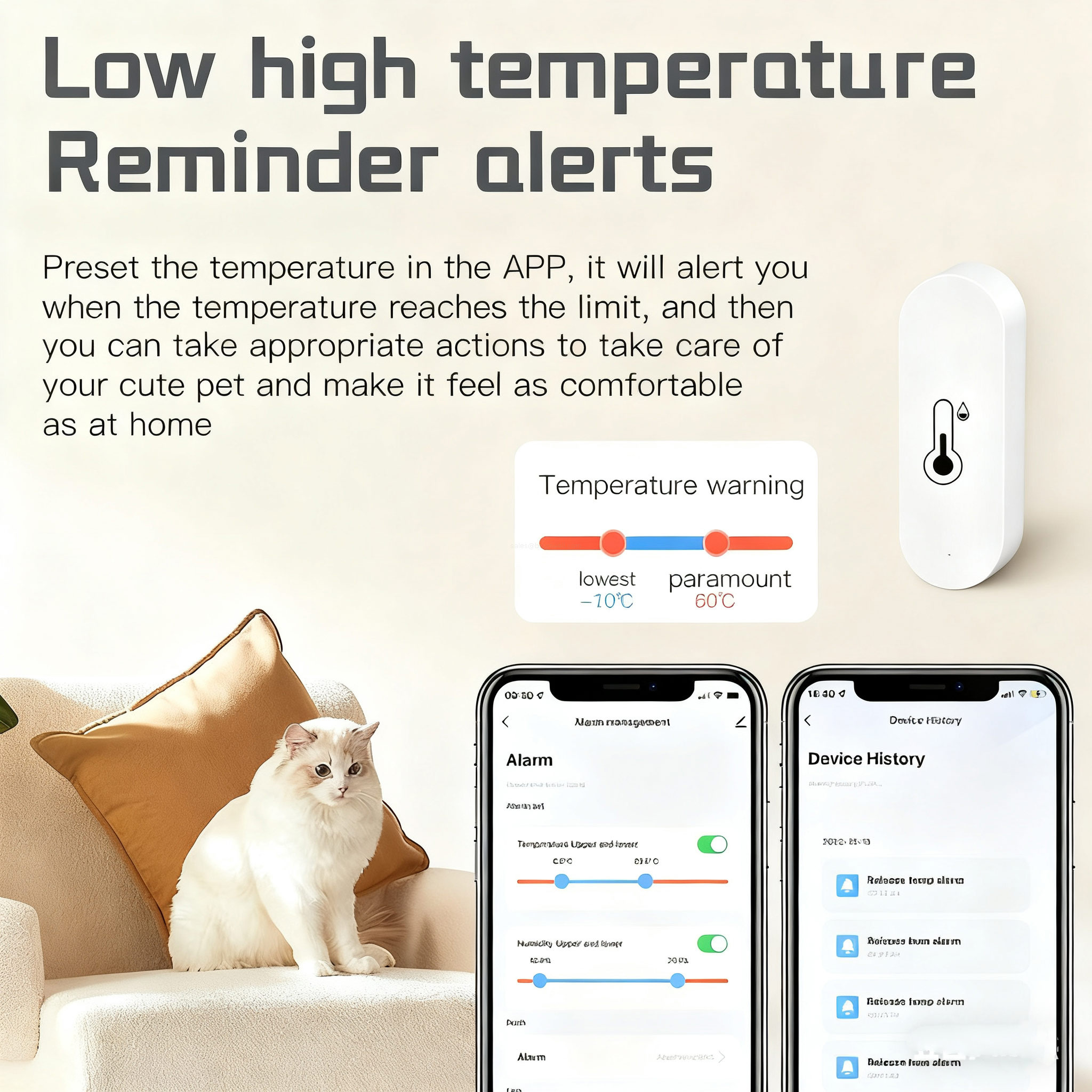 smart temp-humidity detector