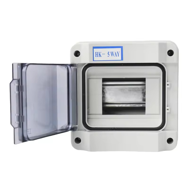 Bsumwell HK2-5ways Plastic Household Distribution Box Outlet Enclosure Pc+abs Material Box