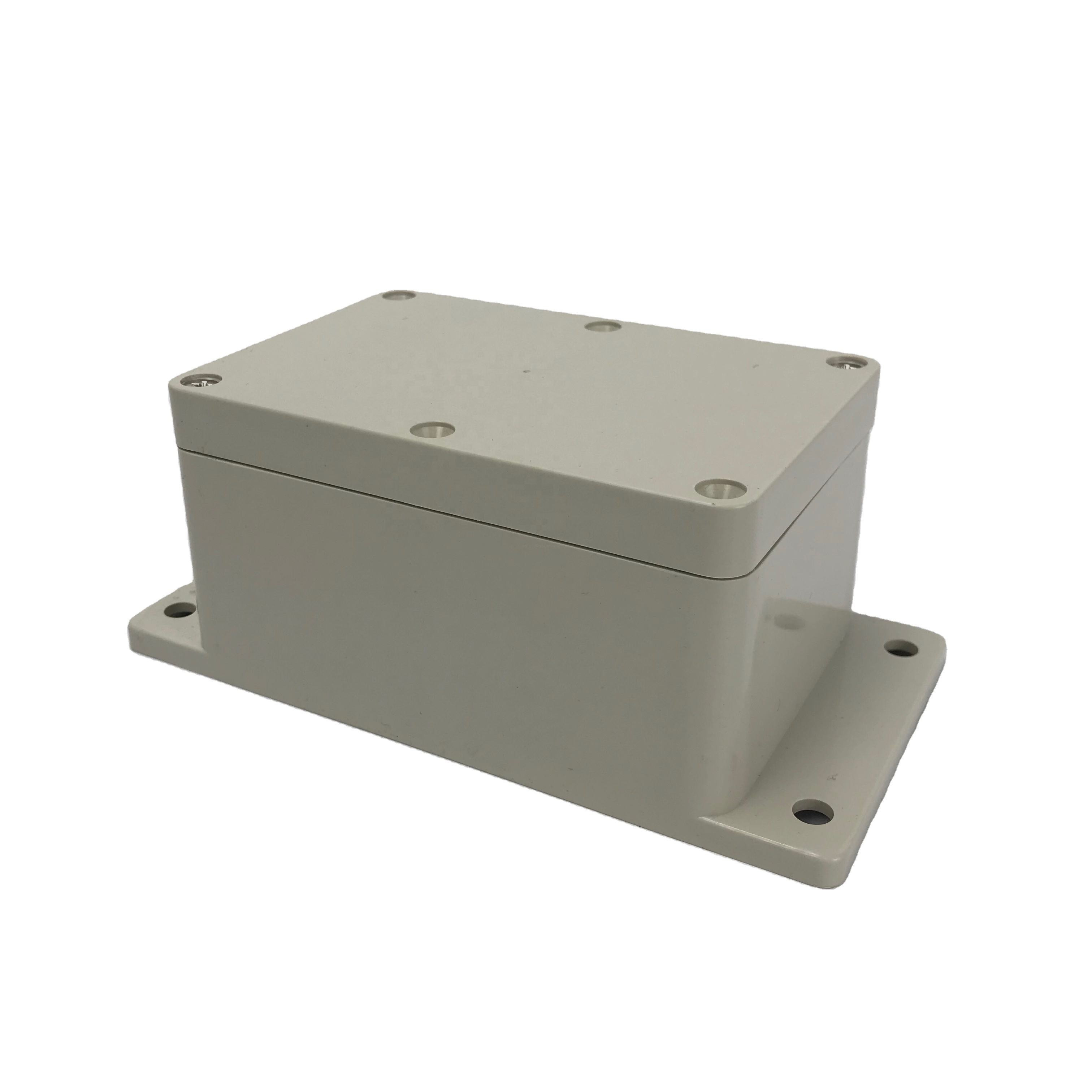 Waterproof IP65 Plastic Enclosure Junction Box Outdoor Universal Electrical Control Box with Fixed Ear and Nontransparent Cover