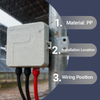 Waterproof Junction Box Electrical Enclosure for Indoor and Outdoor Wire Connection PP Material Dustproof Terminal Project Box
