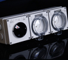 ABS/PC weatherproof power outlet 15A